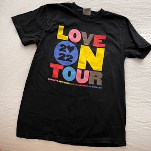 Harry Styles Love On Tour Merch T-Shirt MSG US - Black Size S
